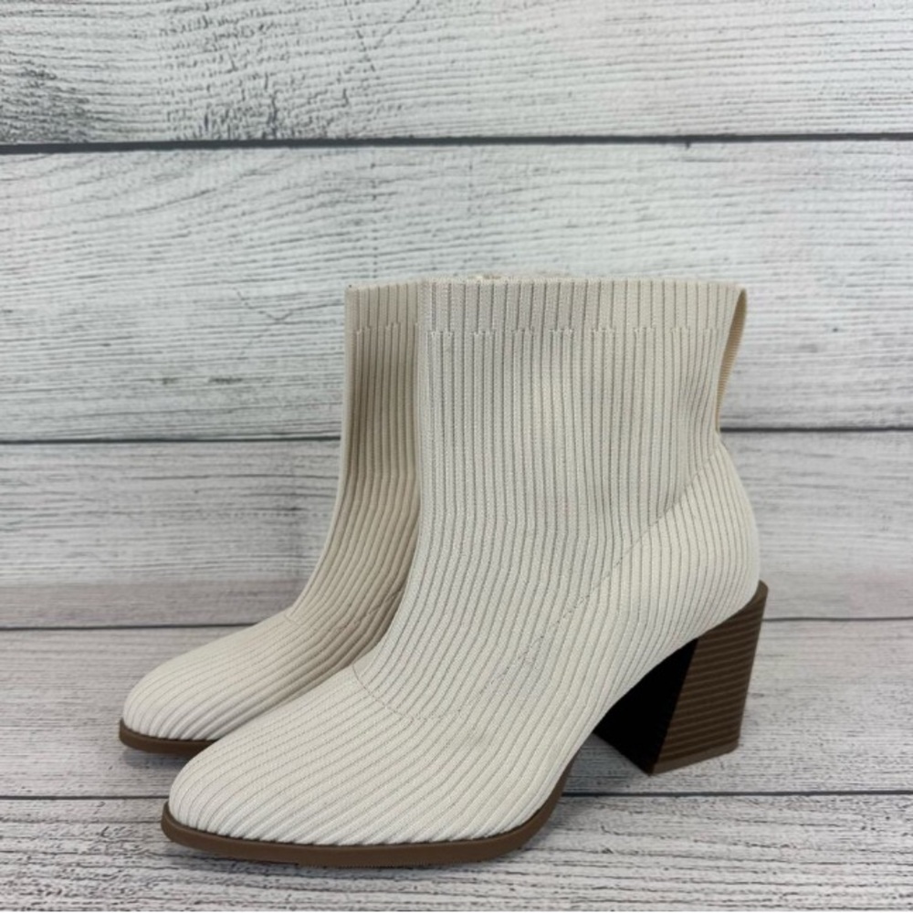 Torrid Cream Ankle Boots